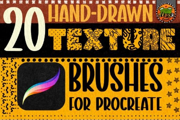 Download Hand Drawn Texture Brushes for Procreate - Hand drawn Collection