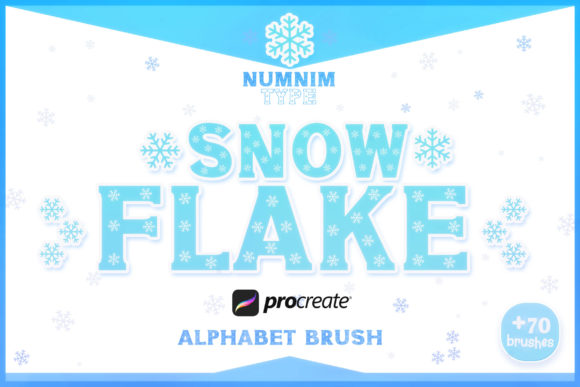 Download Procreate Brush Stamps SnowFlake Xmas - Procreate brush stamp Collection