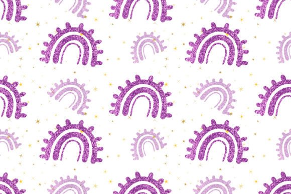 Download Boho Glitter Rainbow Pattern - Boho glitter Collection