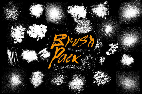 Download 22 Splatter Brushes Pack - Premium Bundle