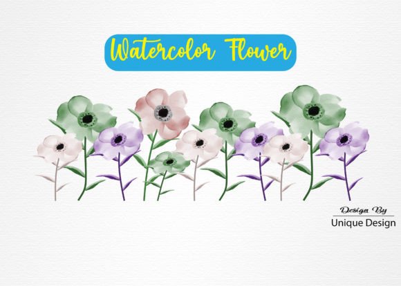 Download Watercolor Flower Sublimation Design - Premium Resources
