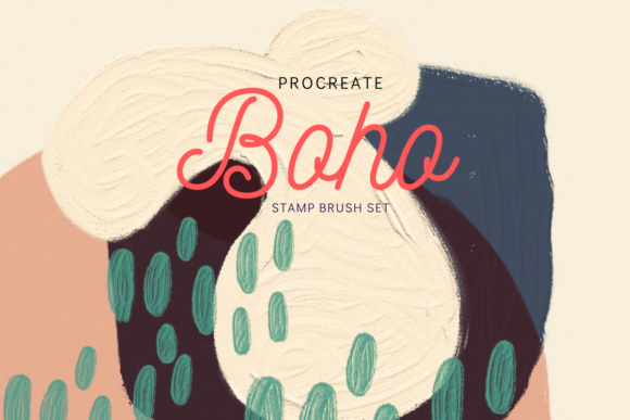 Download Boho Oil Paint ProCreate Brush Set - Boho Collection