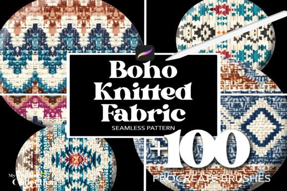 Download 100+ Procreate Boho Knitted Fabric Brush - Boho Collection