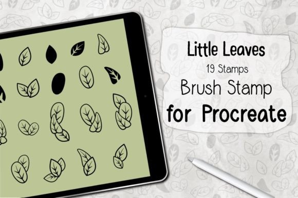 Download ‪Little Leaves Procreate Brush Stamp‬ - Procreate brush stamp Collection