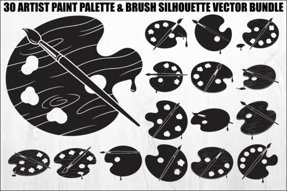 Download Artist Paint Palette Bundle - Premium Resources